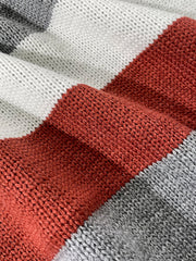 Men Casual Knitted Sweater without Shirt