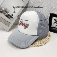 GET AWAY Embroidered Label Mesh Trucker Hat
