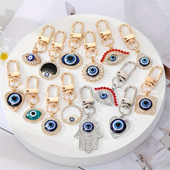 Evil Eye Keychain Car Keyring Bags Ornament Jewelry