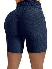 Y2K Solid Skinny Shorts Lifting High Waist Yoga Shorts