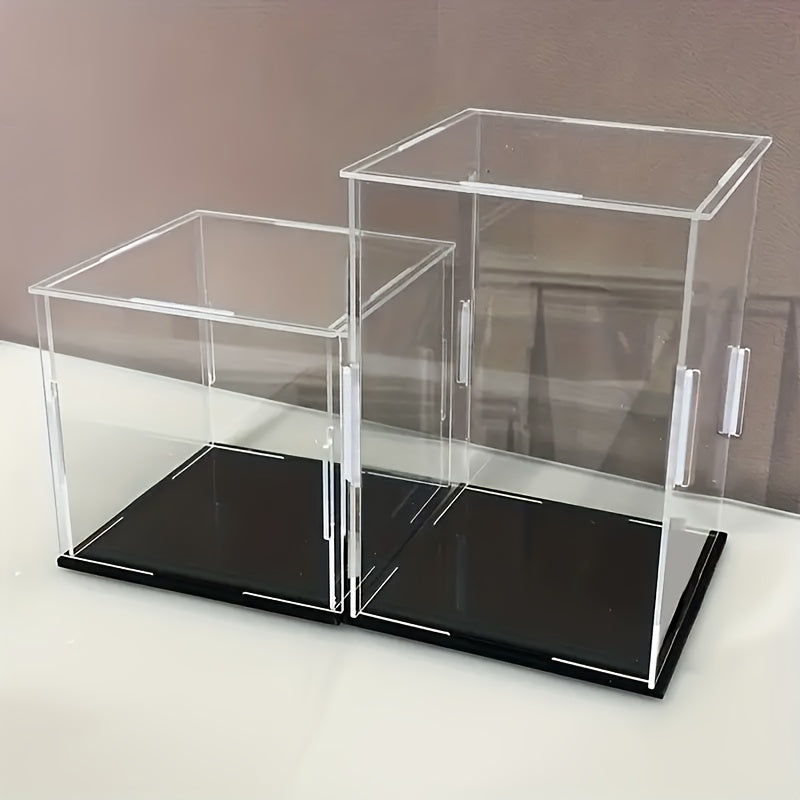 Adhesive Cutting Collection Display Box Acrylic Dustproof Storage