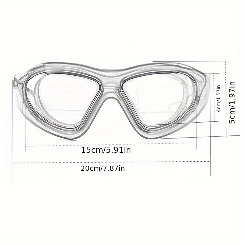 Adult Swimming Goggles Anti fog Large Frame High Definition Goggles