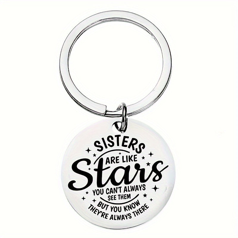 Sisters Like Stars Keychain Pendant Decoration for Car Backpacks Wallets