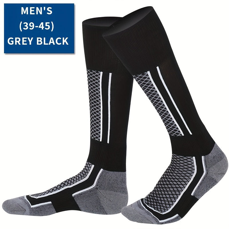 Winter Ski Socks Thickened Knee High Socks for Skiing