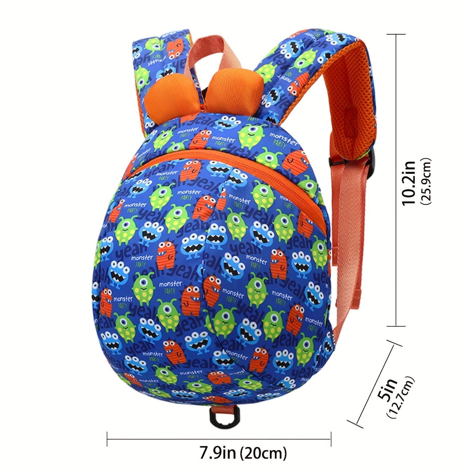Dinosaur Strawberry Monster Kids Backpack for Kindergarten