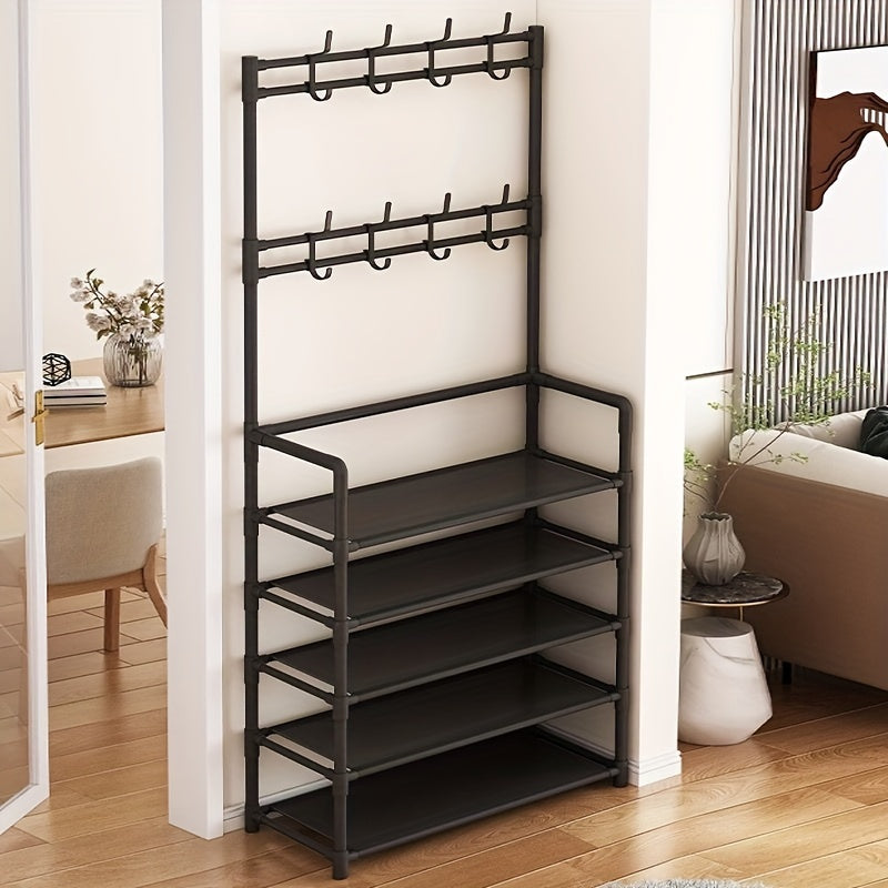 Floor Coat Rack Clothes Rack Bedroom Hanging Clothes Rack Assembly Garment Rack