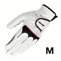Wosofe Golf Gloves Non-slip PU Leather Left Hand Gloves Durable Breathable