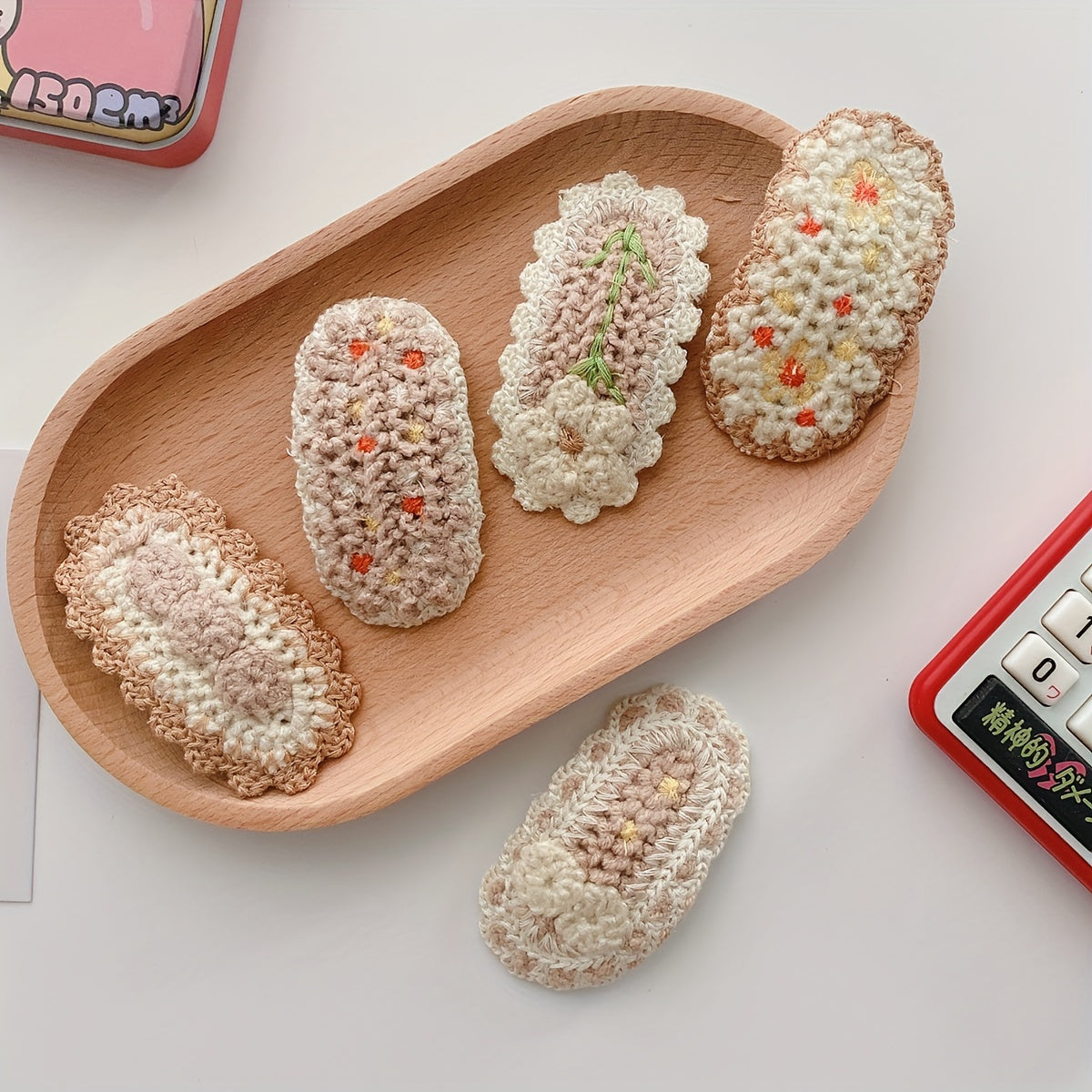 Lace Knitted Sweet Hairpin for Kids
