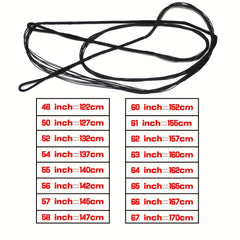 High Archery Bowstring Replacement for Recurve & Longbow 48'' 67''