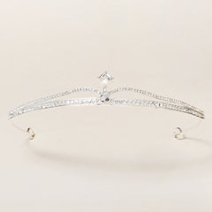 Rhinestone Thin Crown Hairband Wedding Birthday Cosplay Hair Accessories