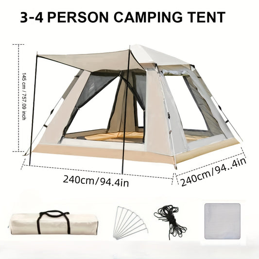 Portable Folding Tent 210D Oxford Cloth Tent For Camping
