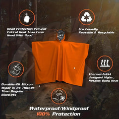 Waterproof Emergency Survival Raincoat