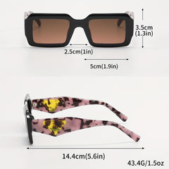 Square Frame Sunglasses UV400 Protection Glasses