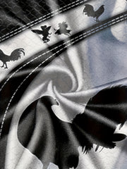 Rooster Pattern Mens 2 Piece Shorts Set Summer Casual Outfit