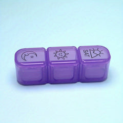 3 Times Weekly Pill Box Portable Medicine Storage Travel Case Organizer