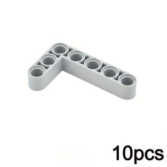 10pcs DIY 3x5 L Arm Hole Bracket MOC Building Blocks Accessories