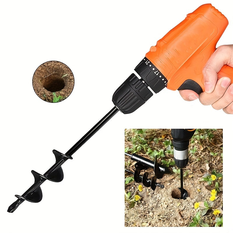 Garden Auger Drill Bit Flower Seeder Bulb Shaft Auger Gardening Tool