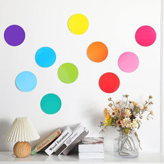 150 Erasable Dot Labels Classroom Floor Stickers Multicolor Line Markers