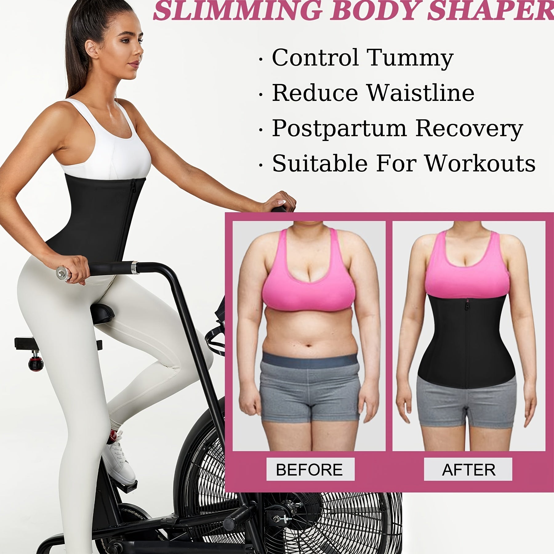Waist Trainer Tummy Wrap Tummy Control Workout Slimmer Belly Belt