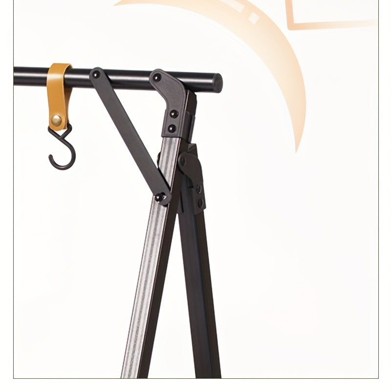 Portable Aluminum Folding Storage Rack Tripod Stand for Outdoor Camping