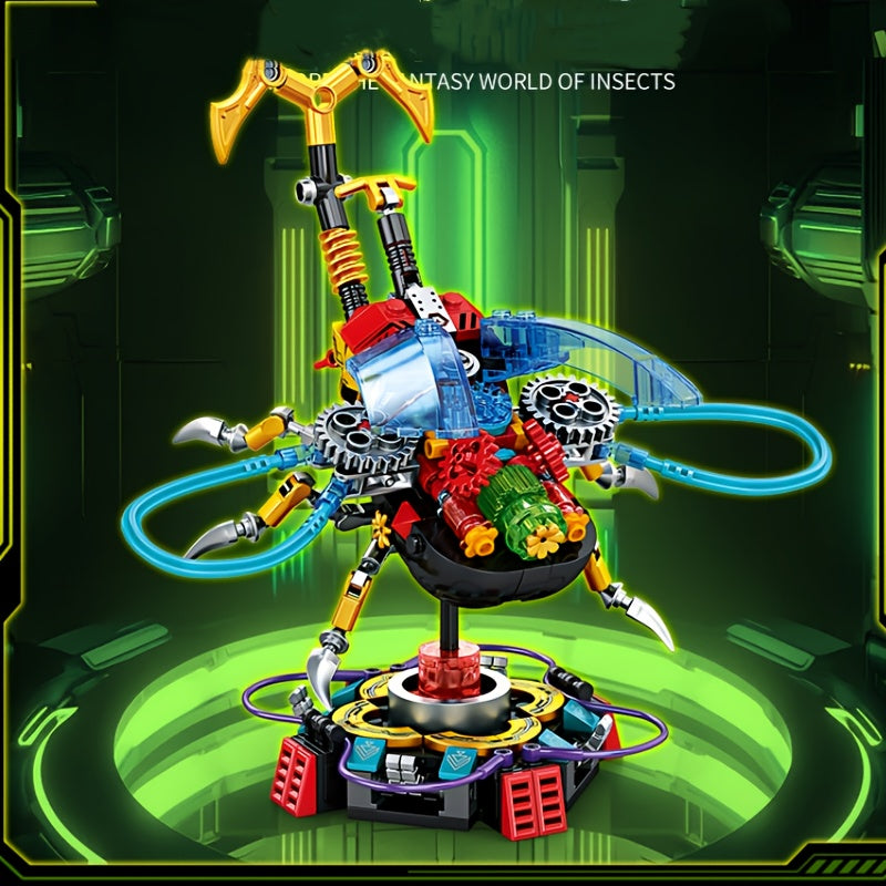 Animal Building Blocks Punk Wind Insect Ornaments Men Women