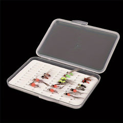 1pc Fly Fishing Bait Box Transparent Fly Hook Storage Box Outdoor Fishing Tackle
