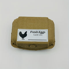 60pcs Egg Sticker Date Label Copperplate Paper Self-Adhesive