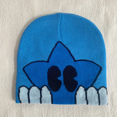 Mens Warm Knitted Hat Coldproof Autumn Winter Stacking Hat
