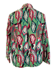 Button Up Long Sleeve Blouse
