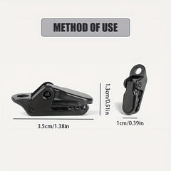 10pcs Tent Crocodile Clips Outdoor Camping Windproof Fixed Clip