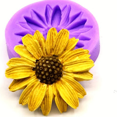 Resin Sunflower & Chrysanthemum Silicone Cake Baking Molds