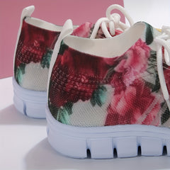 Women's Print Shock-absorbing Running Shoes Comfortable Outdoor Sports Shoes