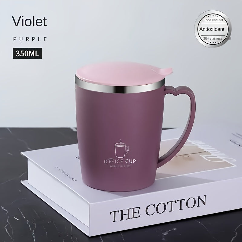 350ml Stainless Steel Water Cup Leakproof Coffee Cup