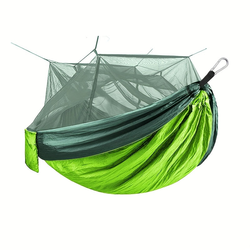 Portable Anti-mosquito Hammock w/ 2 Carabiner for Camping