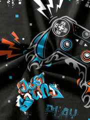 Gamepad Graphic Short Sleeve T-shirt for Kids