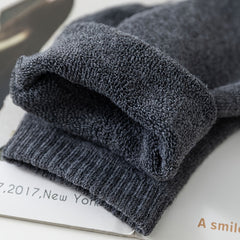 7 Pairs Warm Ankle Socks Moisture-Wicking Solid Color