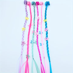 6pcs Small Claw Clip Colorful Star Twist Braid Hair Accessories