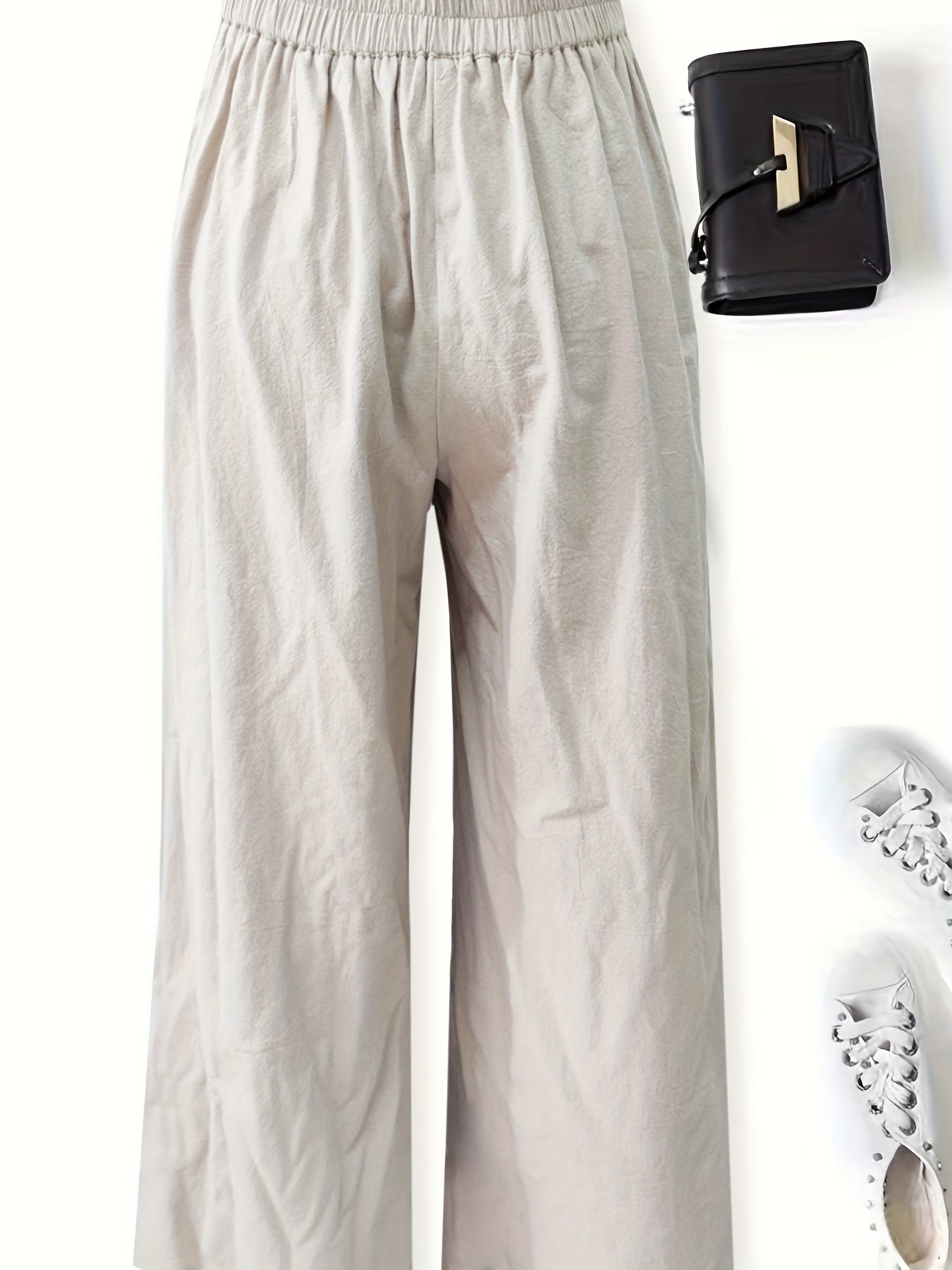 Elastic Waist Loose Pants for Spring & Summer Women