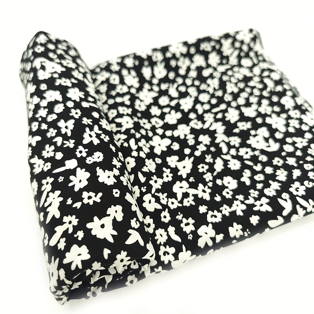 1yd Faux Cotton Fabric for DIY Clothes Pants Dress Quilt Covering