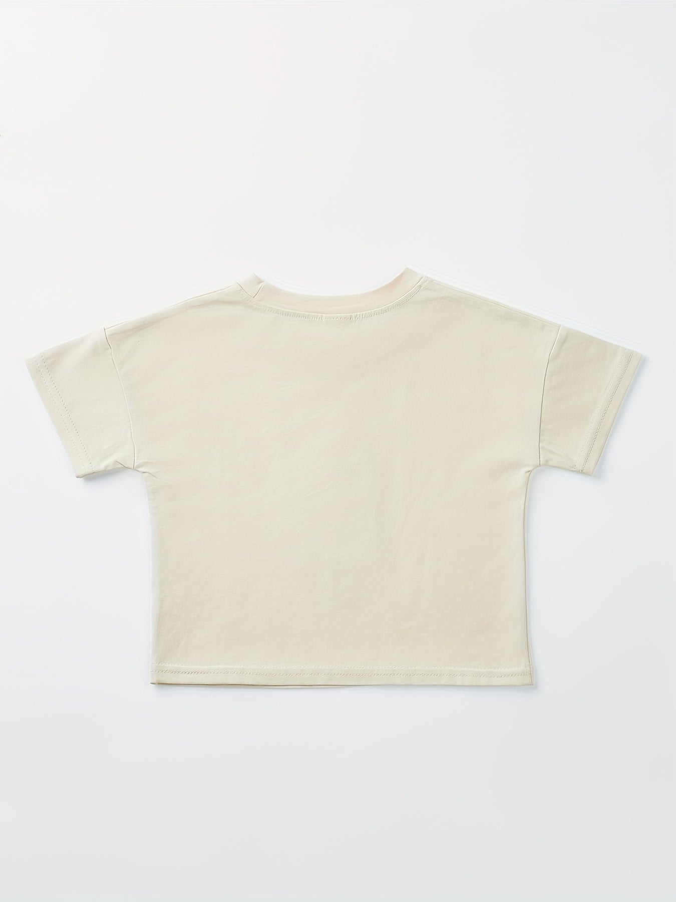 Baby Boys Ice Cream Patch Short Sleeve T-shirt for Summer