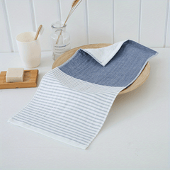Striped Pattern Face Towel Soft Skin-friendly Absorbent Towel 9.84-19.68in
