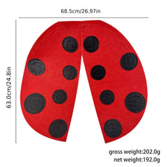 Ladybug Wing Costume Prop Set with Antenna Headband