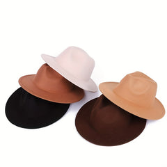 Kids Woolen Retro Jazz Hat for Stage Performance