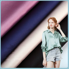 Stretch Satin Chiffon Fabric Faux Silk Pajama Dress Camisole DIY Cloth