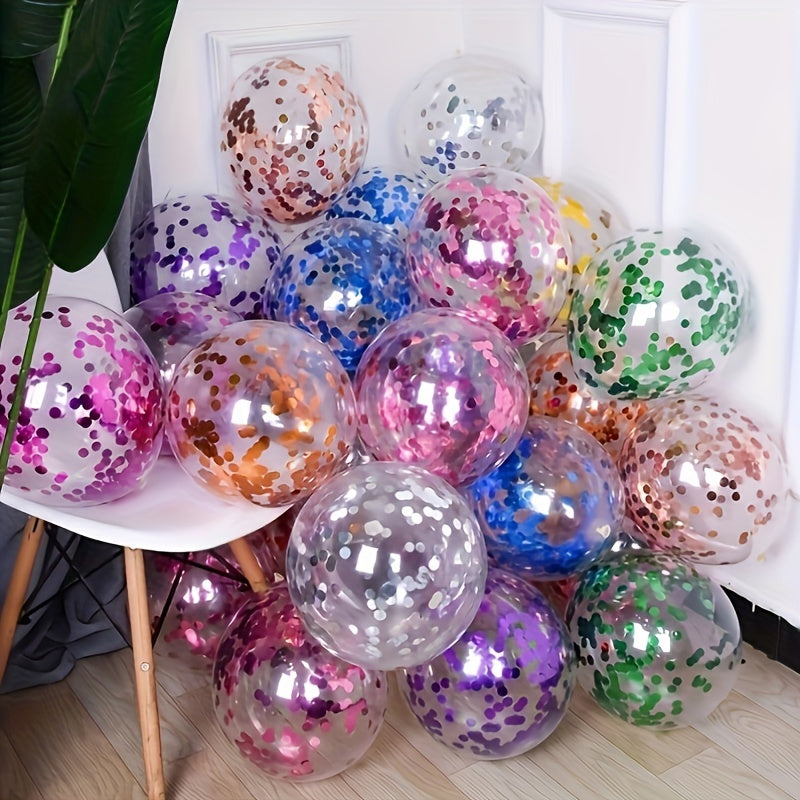 50pcs 30 48 Cm Sequin Balloon Birthday Party Adult Proposal Decoration