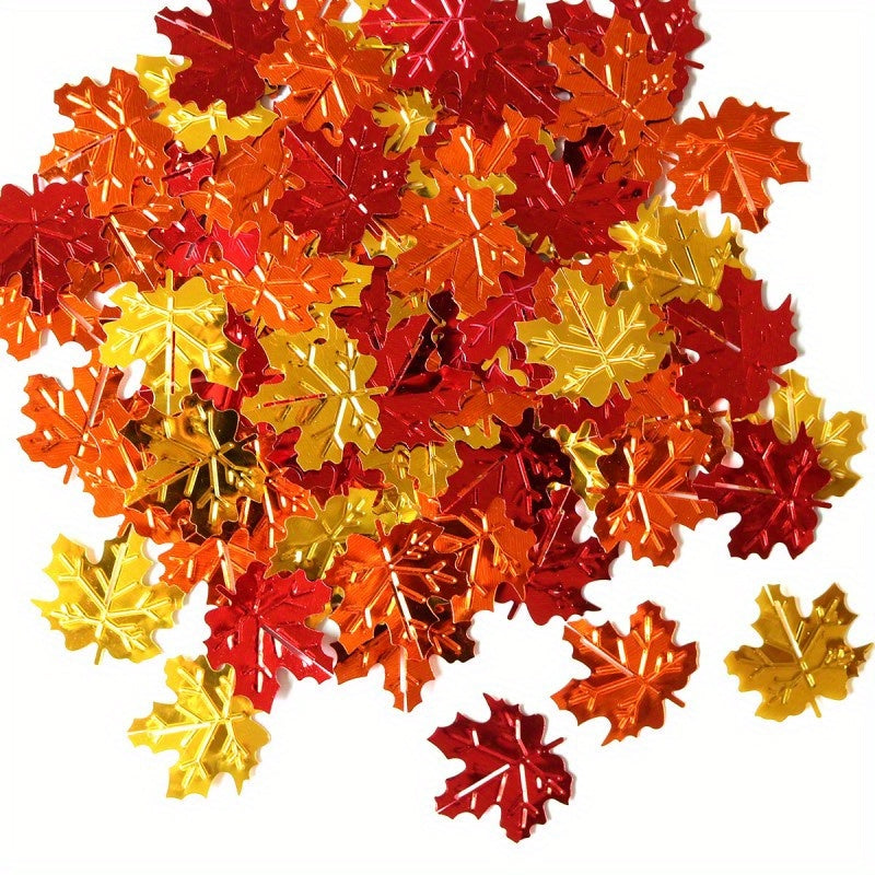 Thanksgiving Autumn Party Maple Leaf Confetti Bag