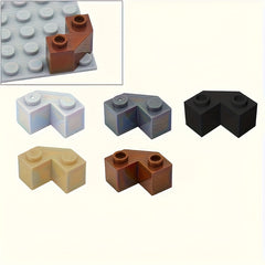 32pcs Wedge Shaped Building Blocks 2x2 Mixed Colors DIY Puzzle Toys