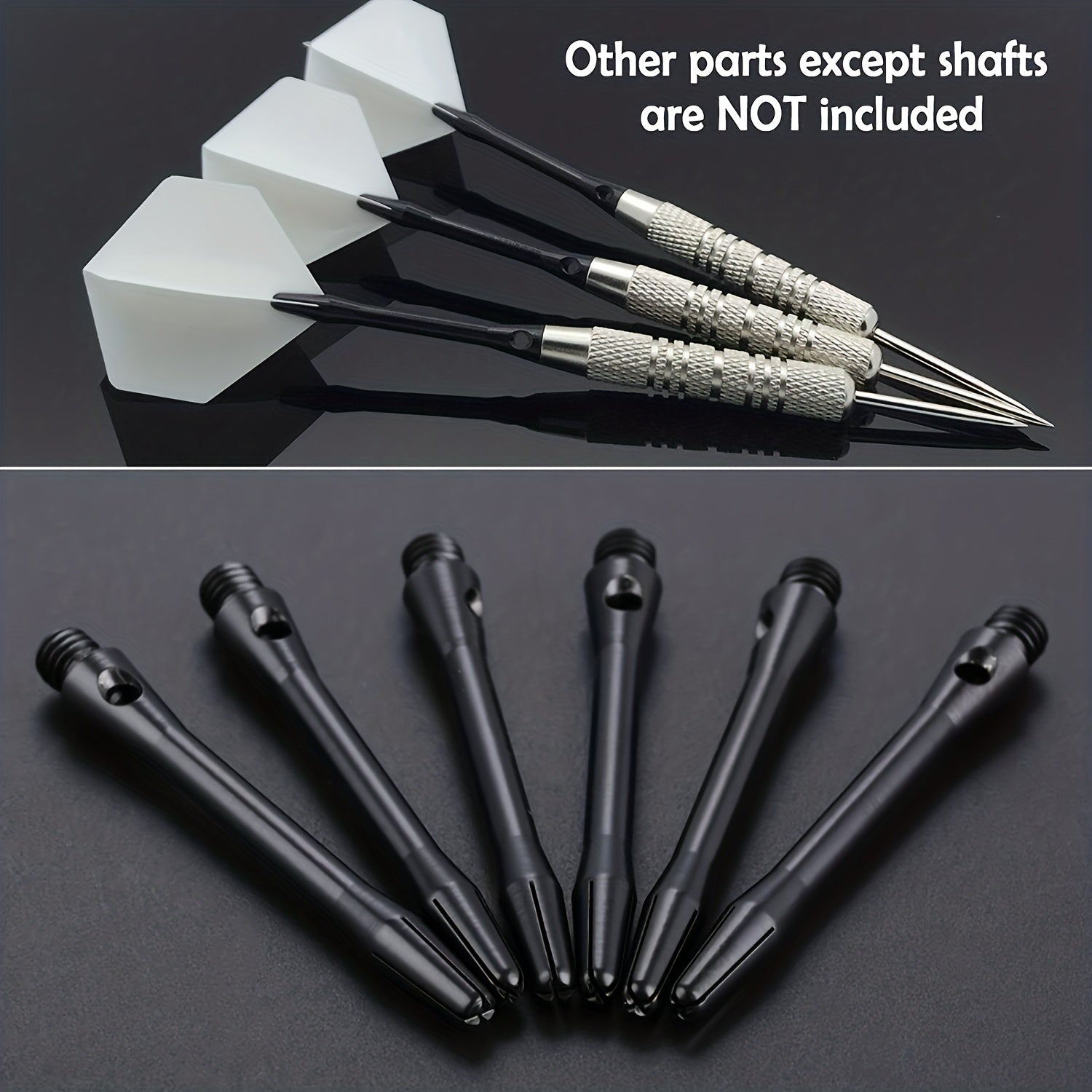6pcs Metal Aluminum Dart Shaft Accessories