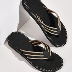Men's Summer Breathable Beach Sandals Flip Flop Flat Shoes