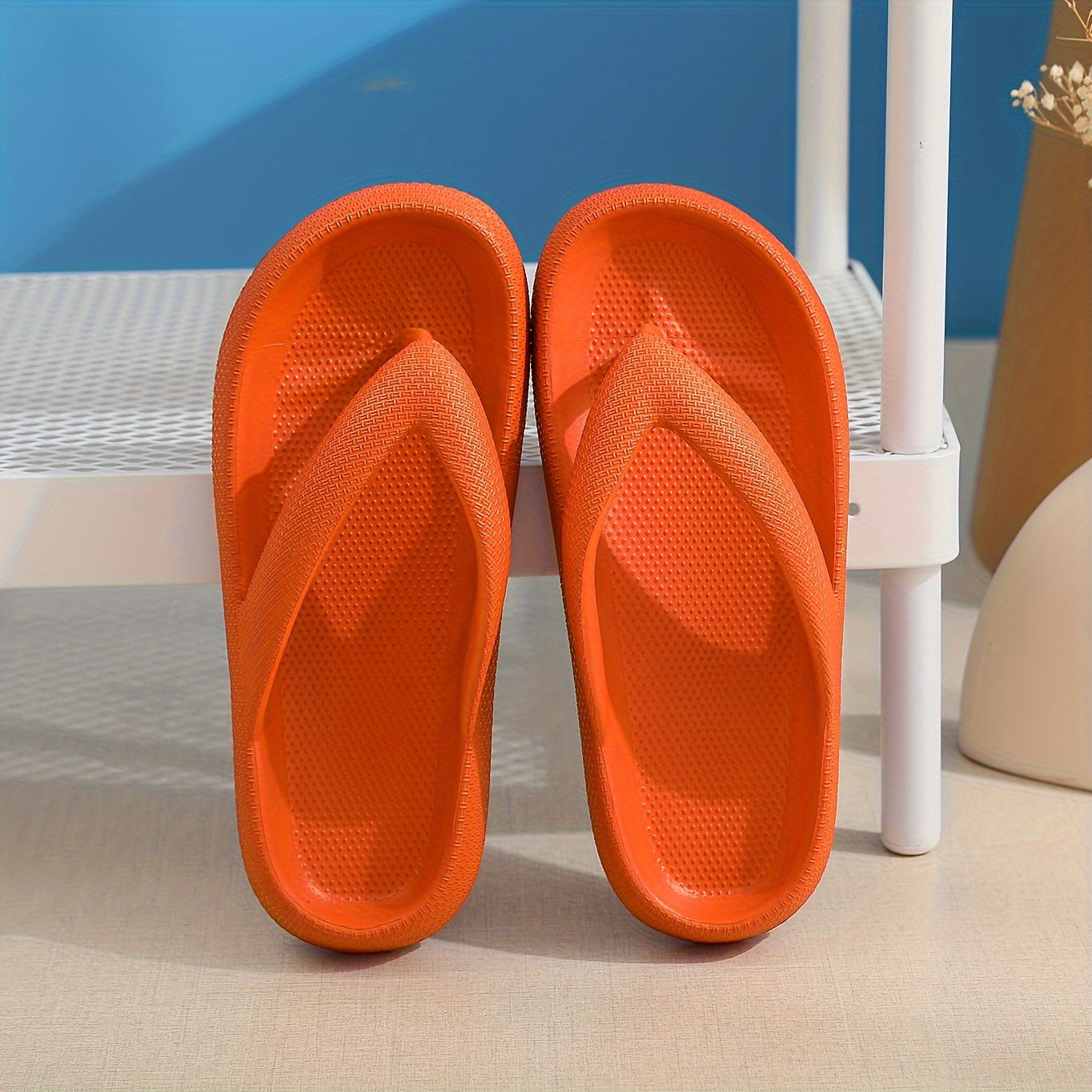Solid Slippers For Girls Lightweight Open Toe Slippers All Seasons